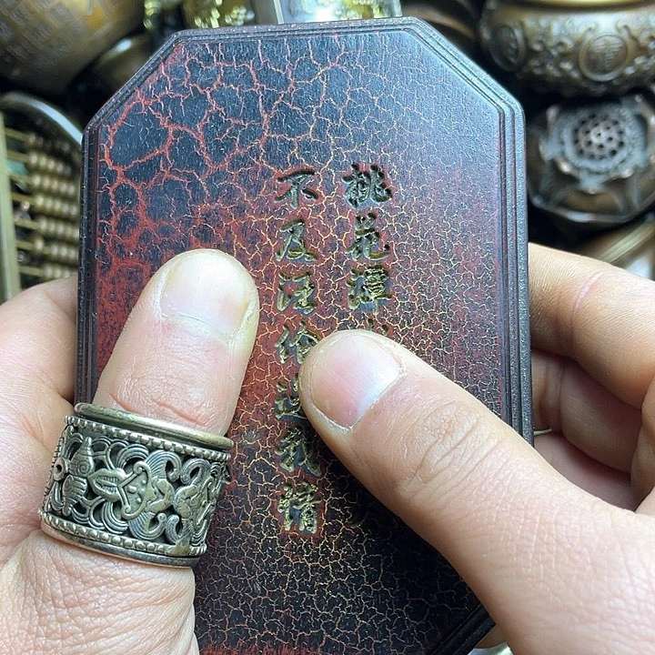 铜器诚信经营摆件