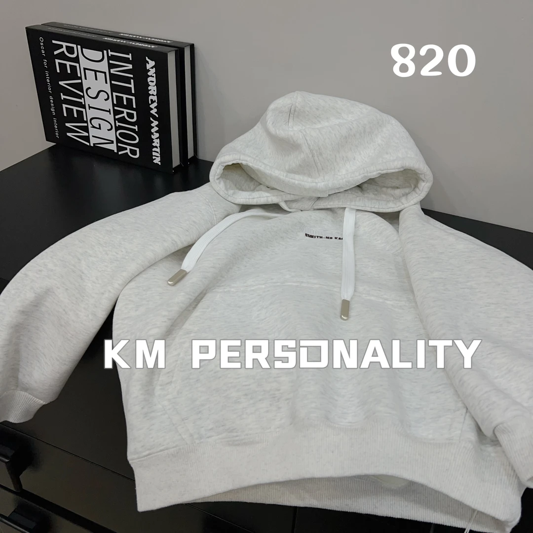 KM PERSONALITY 2024 新款冬季加绒儿童卫衣 820