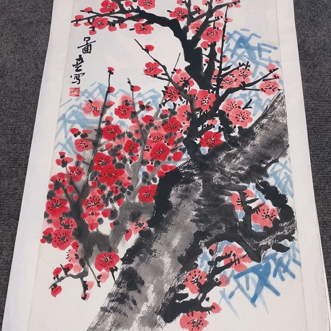 国画2平尺纯手绘国画作品