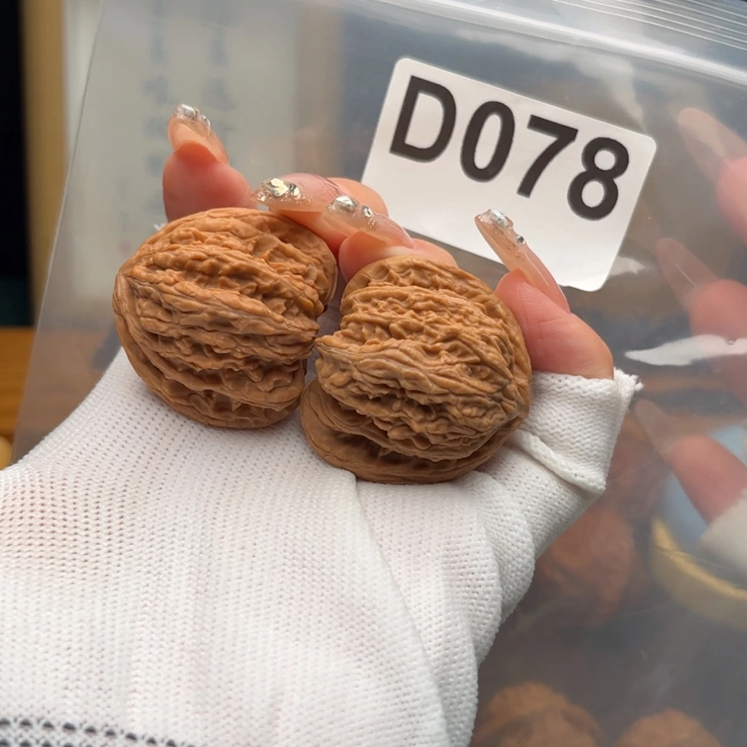 把件文玩核桃35左右密纹d078