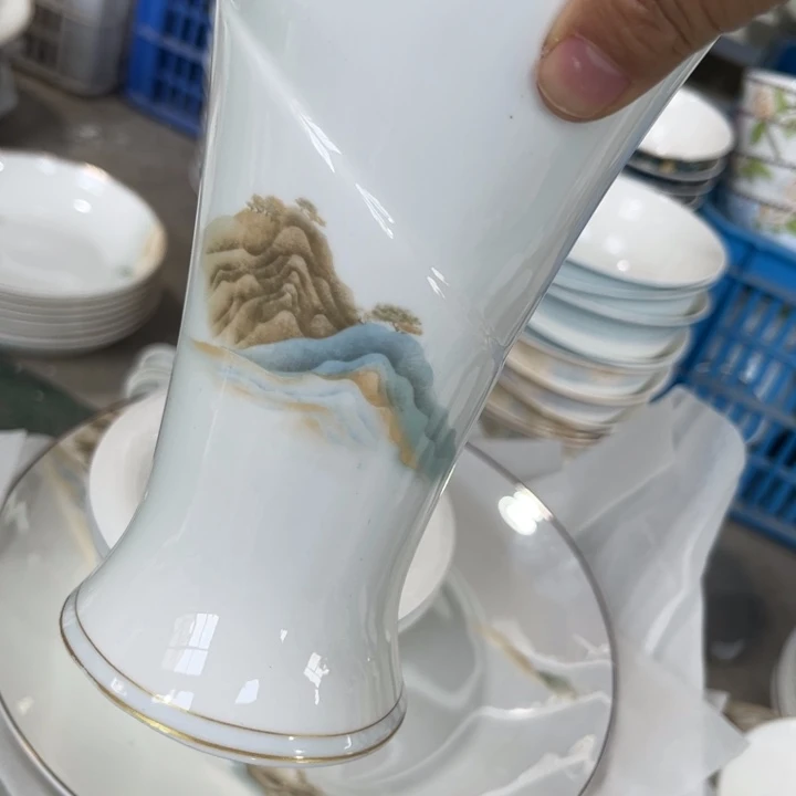 瓷片千里筷子桶一个微瑕