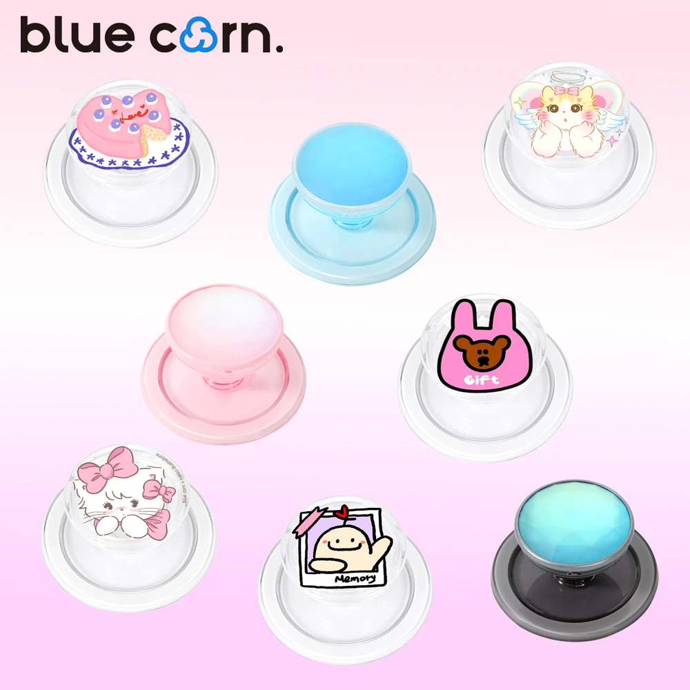 Bluecorn粉紫奶方搭配款气囊磁吸支架适用于苹果magsafe