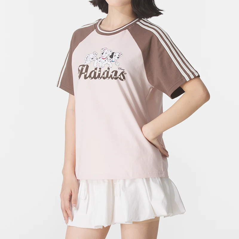 Adidas/阿迪达斯正品三叶草短袖T恤女2025秋季新款运动休闲半袖