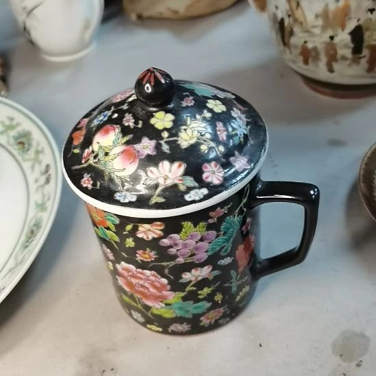 啊***木陶摆件景德镇陶瓷画家瓷器