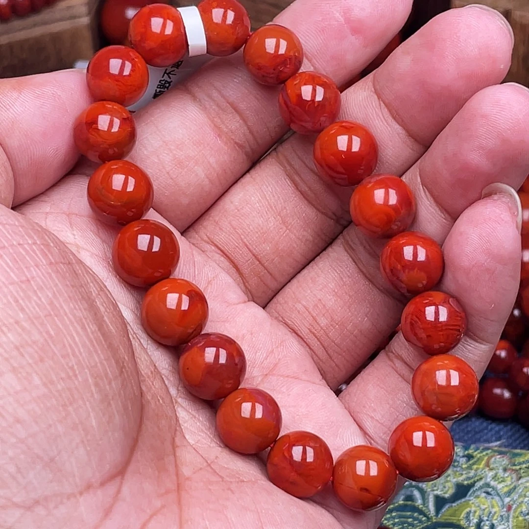 南红玛瑙未镶嵌手链南红瓦西卡11