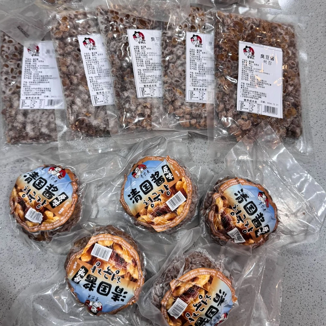 延边朝鲜族特色清国酱210g姐妹酱225g传统风味臭豆酱210克