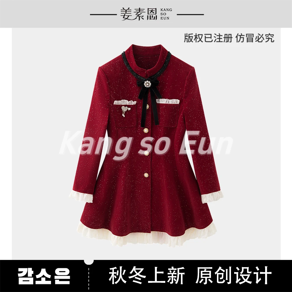 【黄蓉推荐】【火红樱桃】时尚秋冬连衣裙G24DT021100