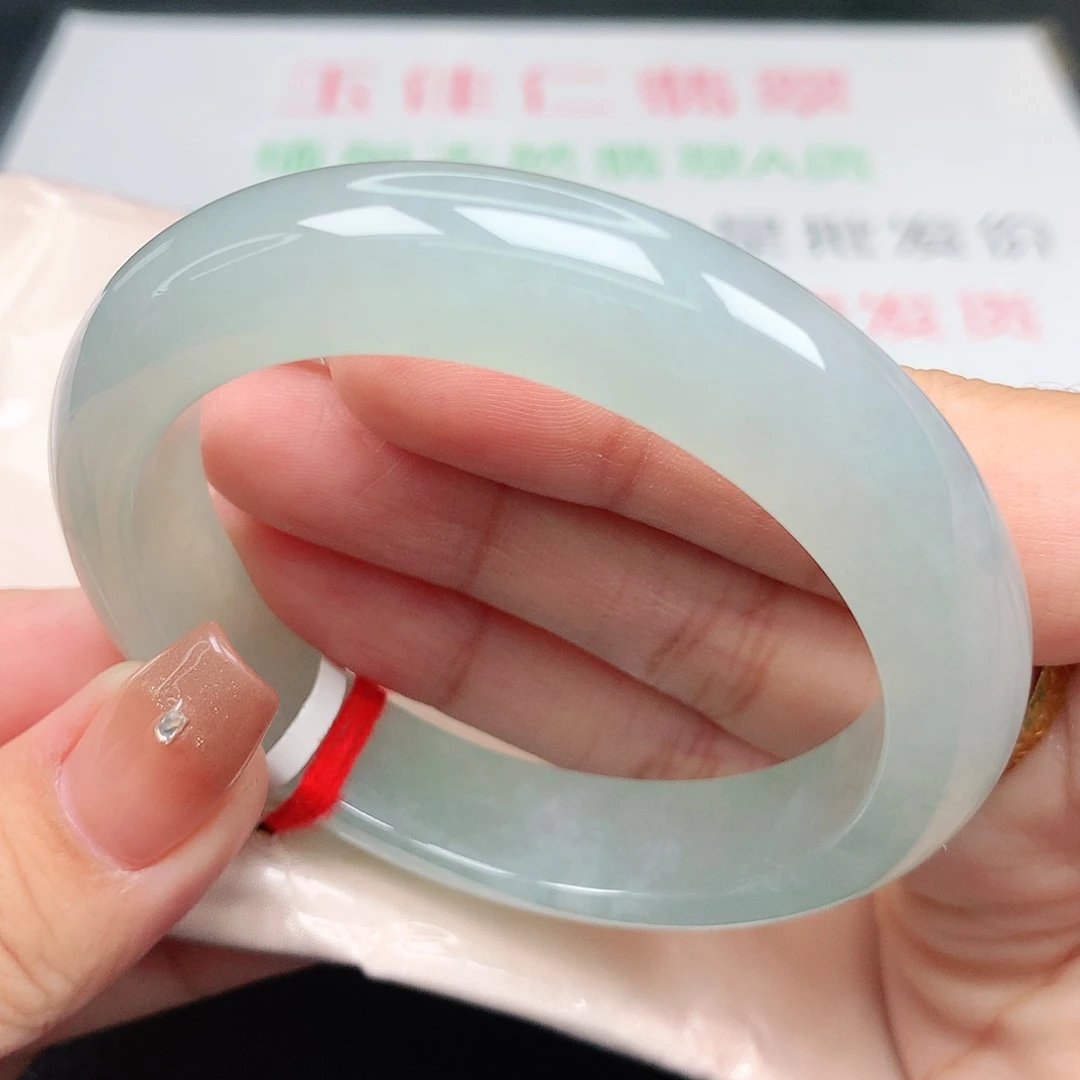 未镶嵌手镯翡翠55.56正圈