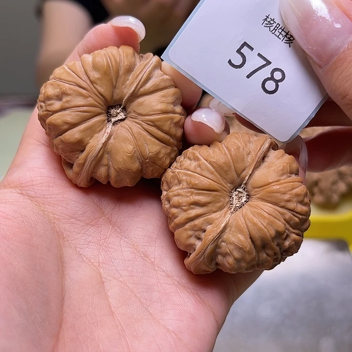 文玩核桃把件南瓜墩42.578