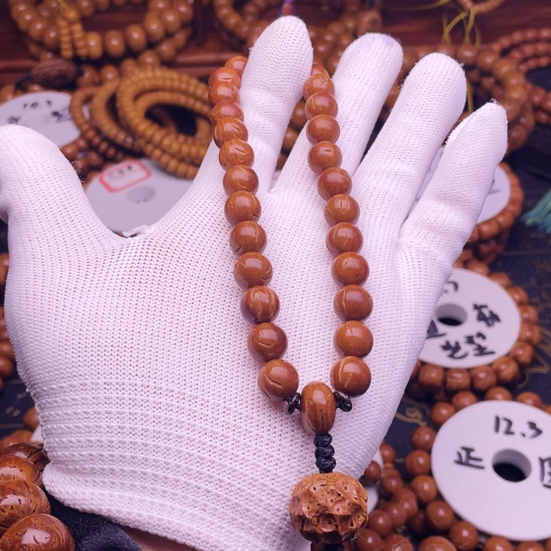 【闪购商品】桃核吊坠小*欣10龙纹桃核光珠手持