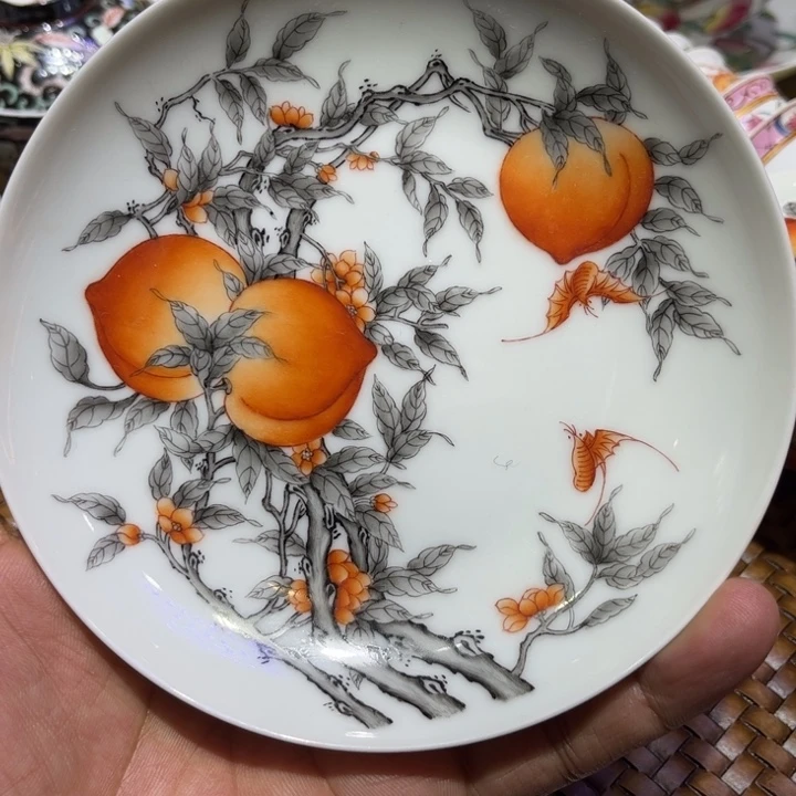 纯手绘精品盖碗杯