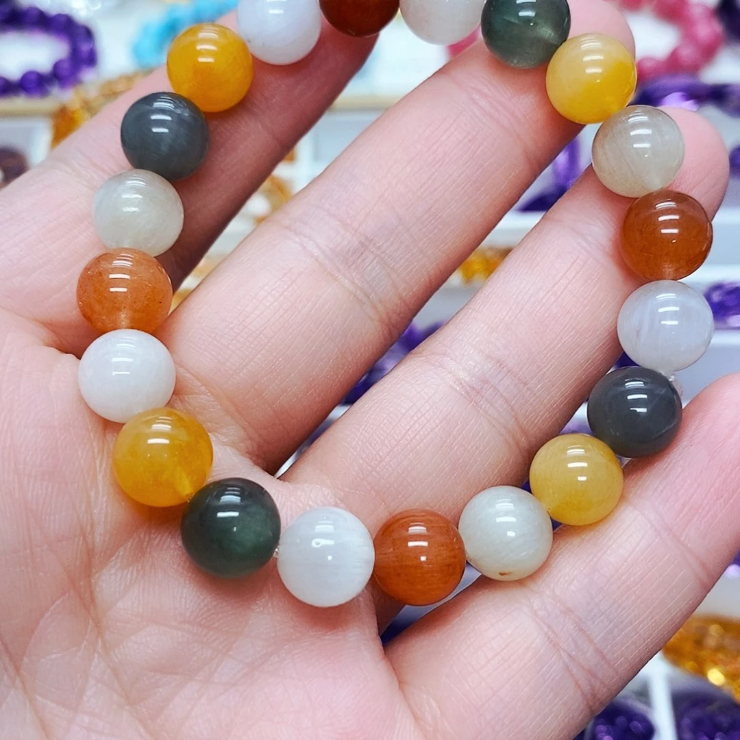 未镶嵌手串水晶萍***天然
