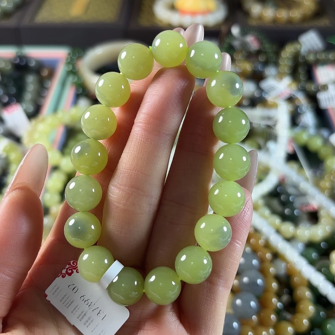 和田玉未镶嵌手链345