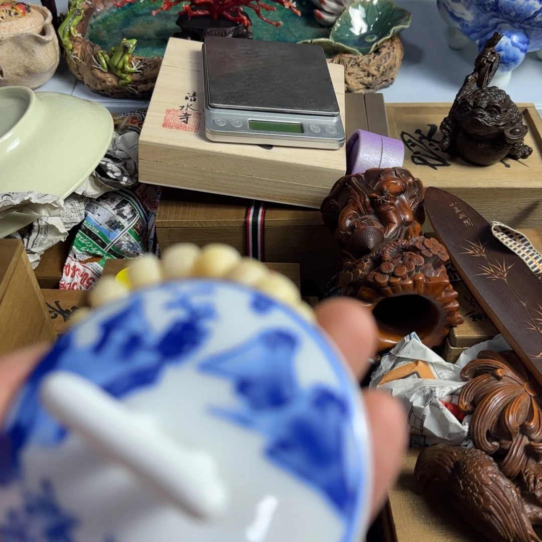 紫砂茶杯我家粉丝真好看啊