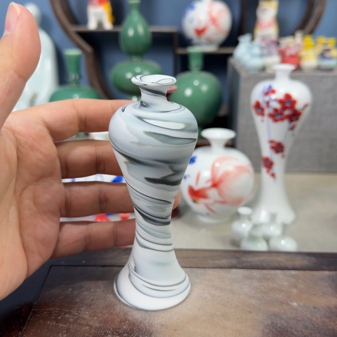 陶瓷手工小花器摆件