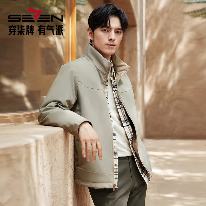 【双面穿】秋冬新款时尚休闲御寒保暖茄克衫127K70970