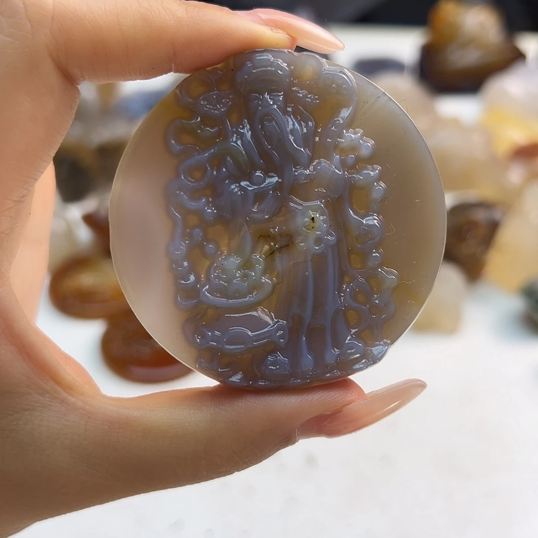玛瑙/玉髓合金颈饰
