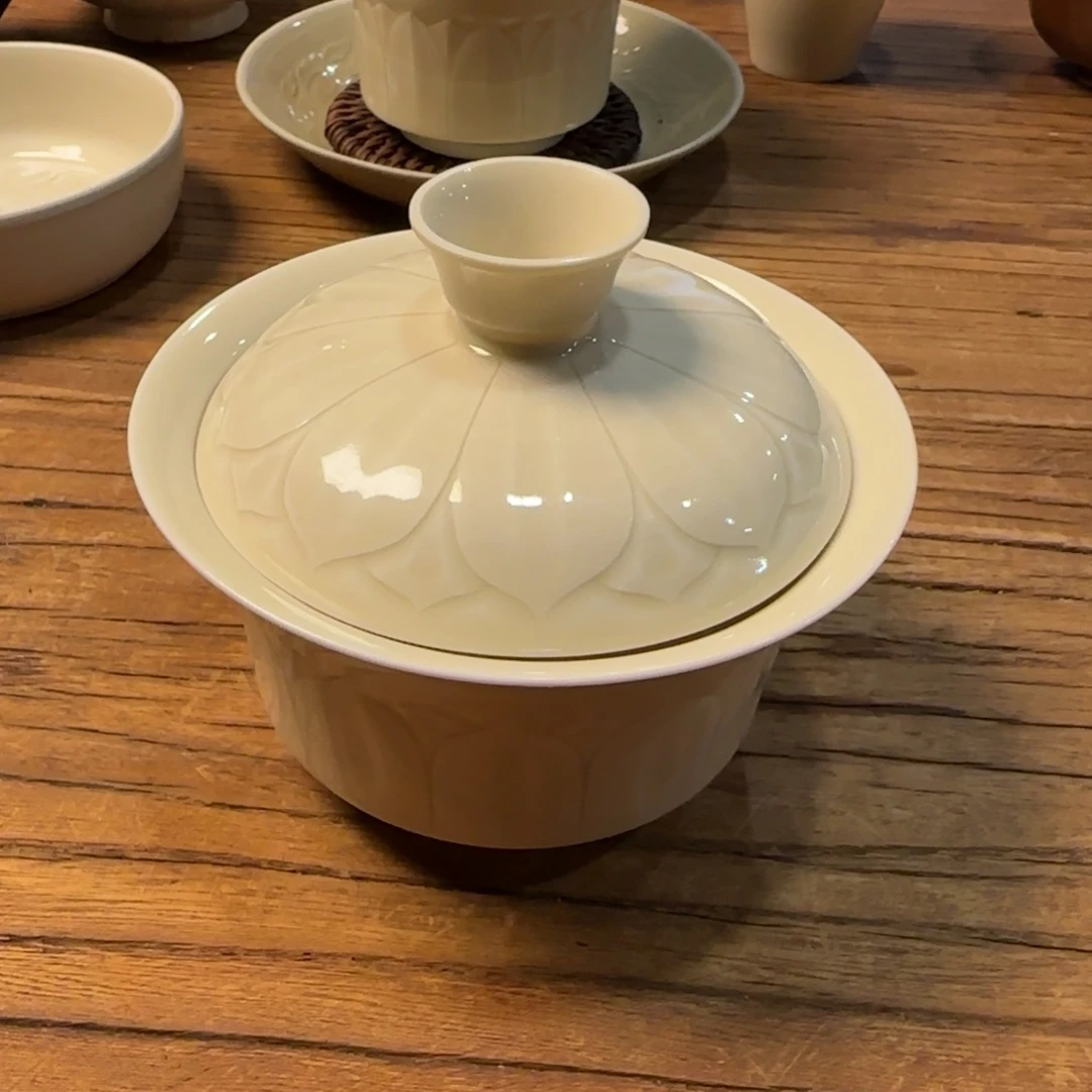 瓷片二才马蹄宝相问微瑕无礼盒