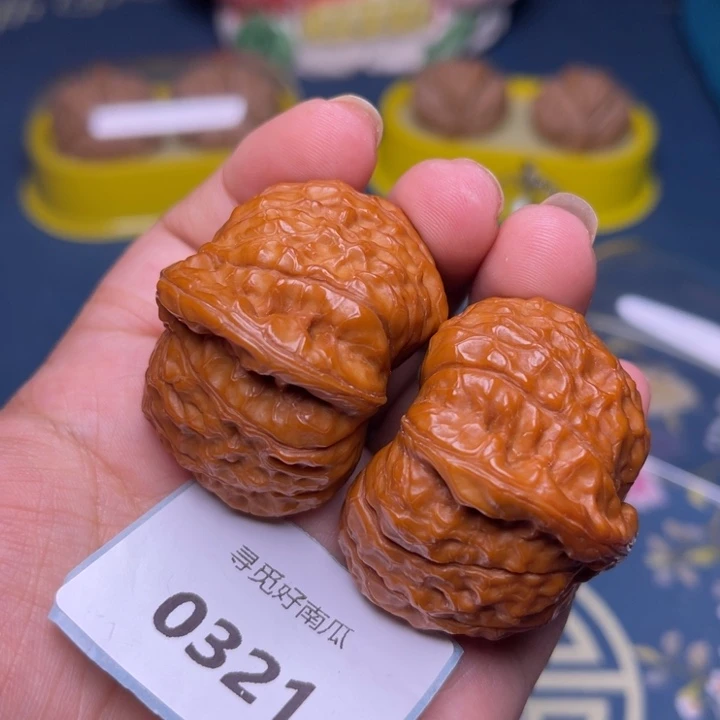 文玩核桃把件南瓜墩41微修0321