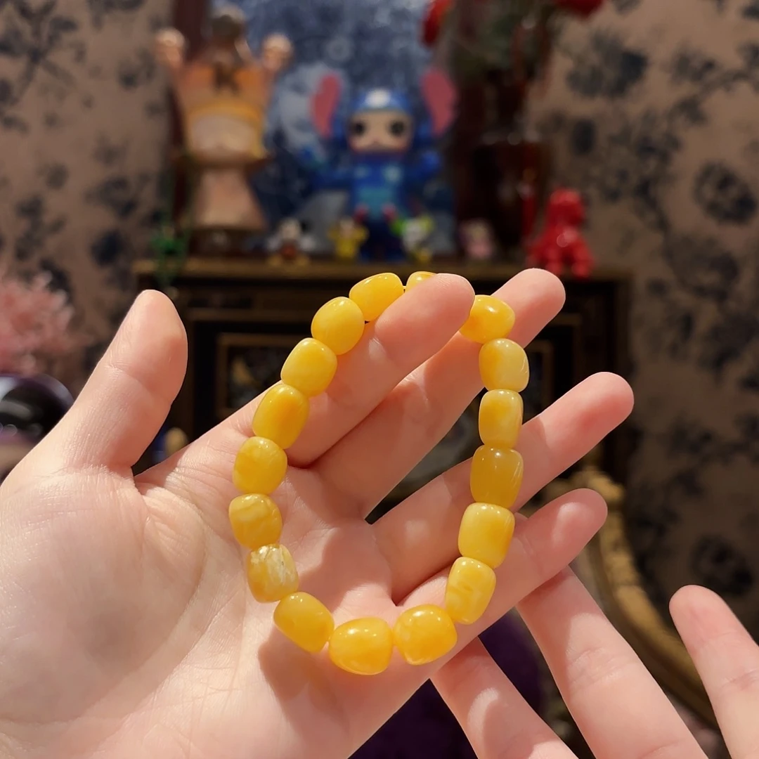 未镶嵌蜜蜡手链手串