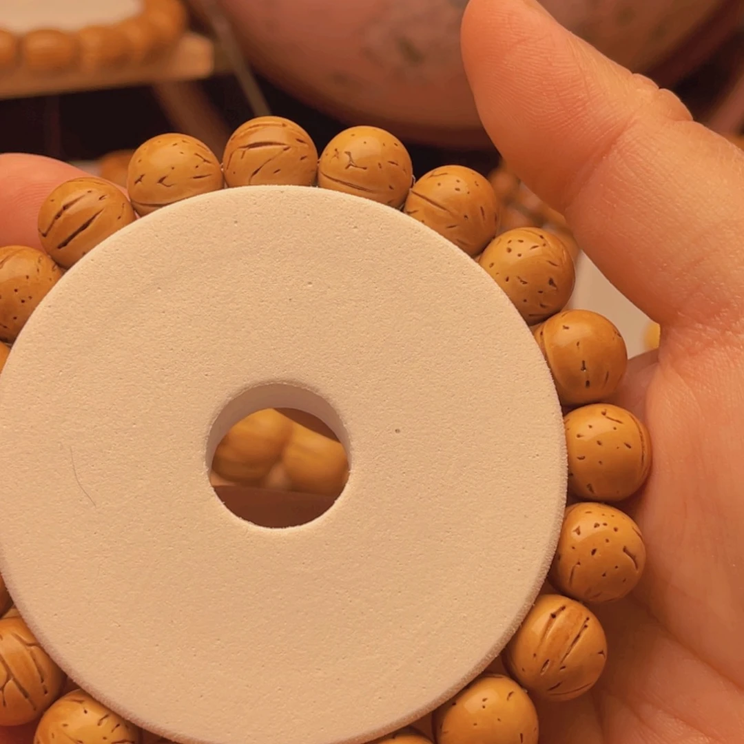 玖*桃核红魔12正圆太极标