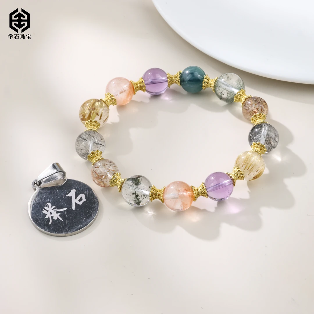 【举石珠宝】T0216-680-84水晶手串（一件/约9-10mm+）H