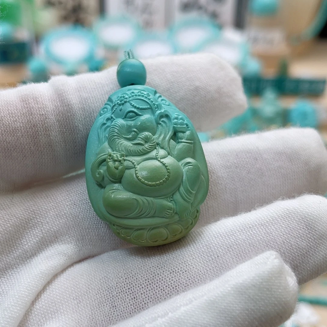 绿松石珠宝奇石未镶嵌