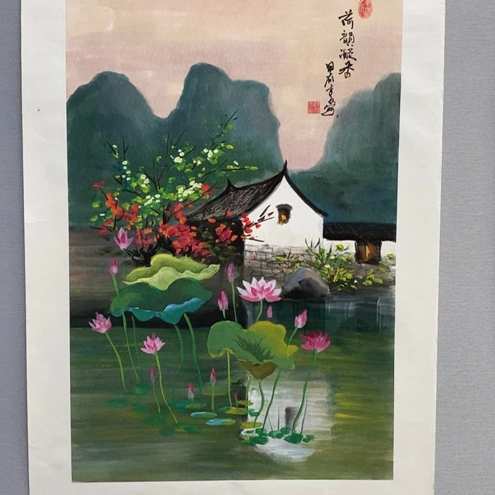 国画亲爱手绘原创