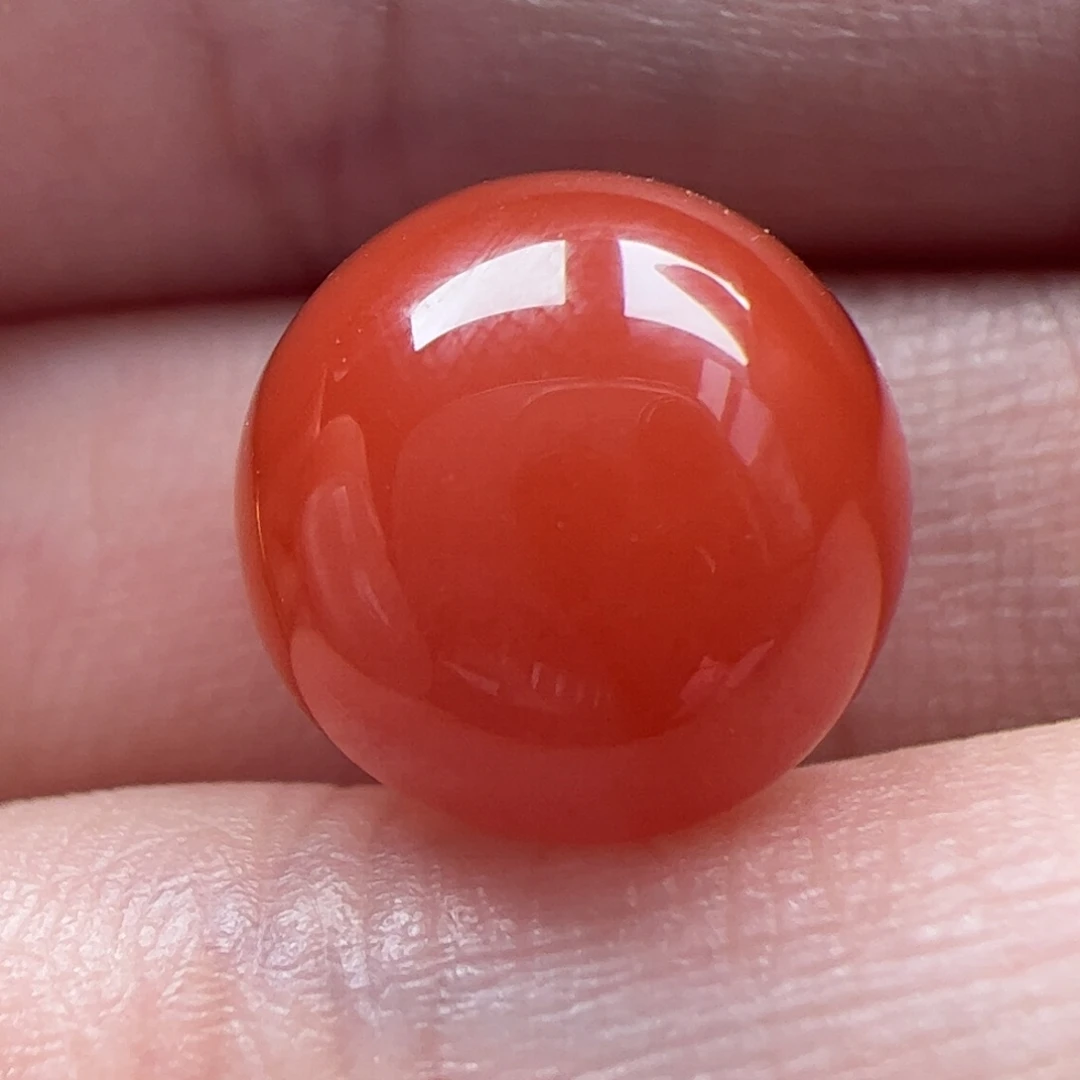 南红玛瑙未镶嵌圆珠11mm
