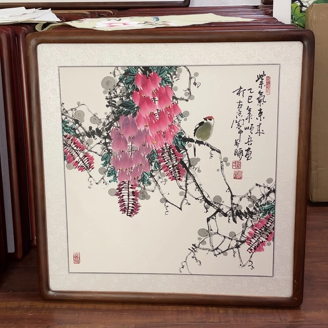 国画带框尺寸63*63厘米