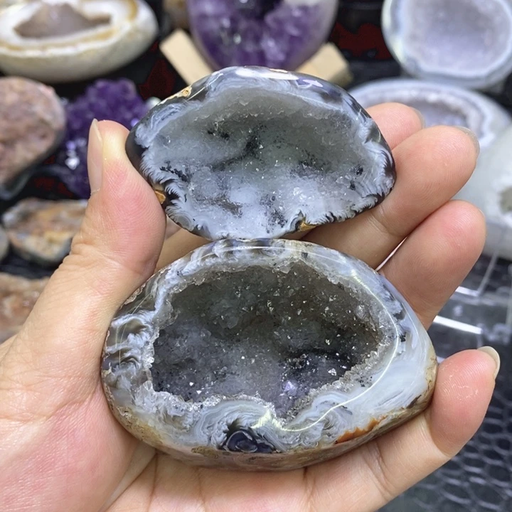 紫晶珠宝半成品银S925镶嵌