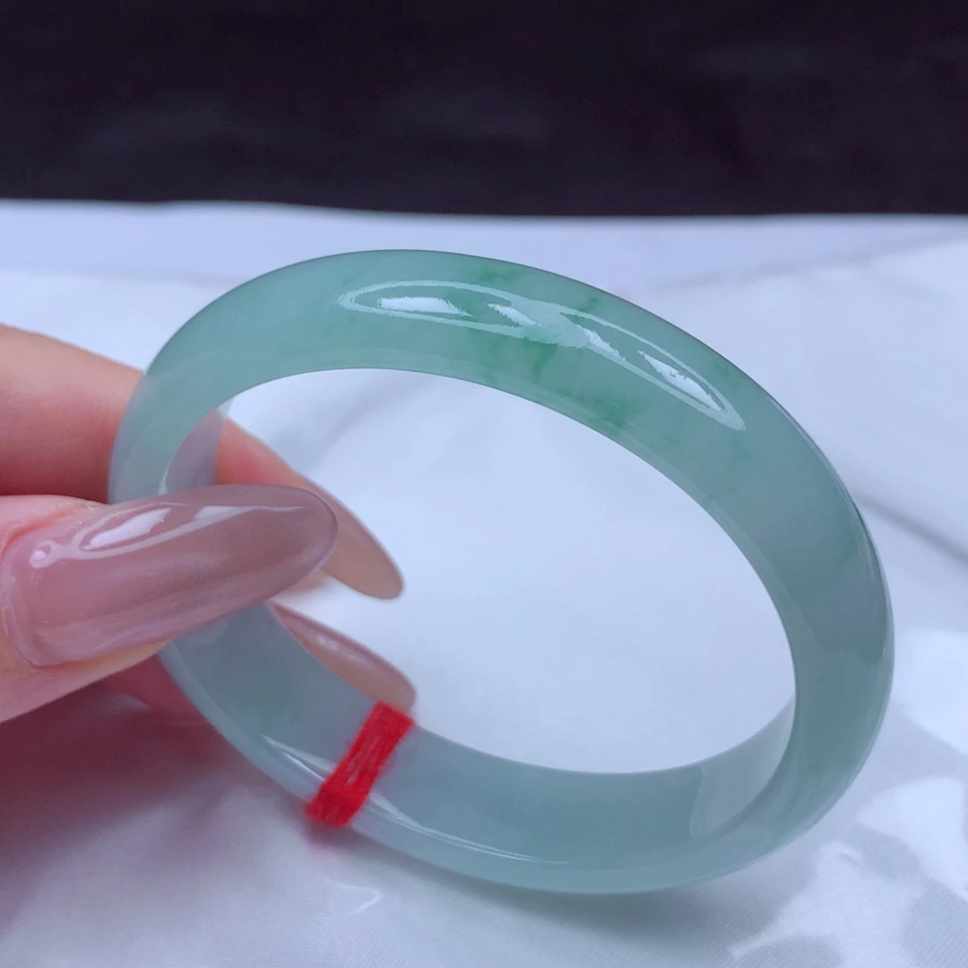 翡翠未镶嵌手镯手镯54贵妃