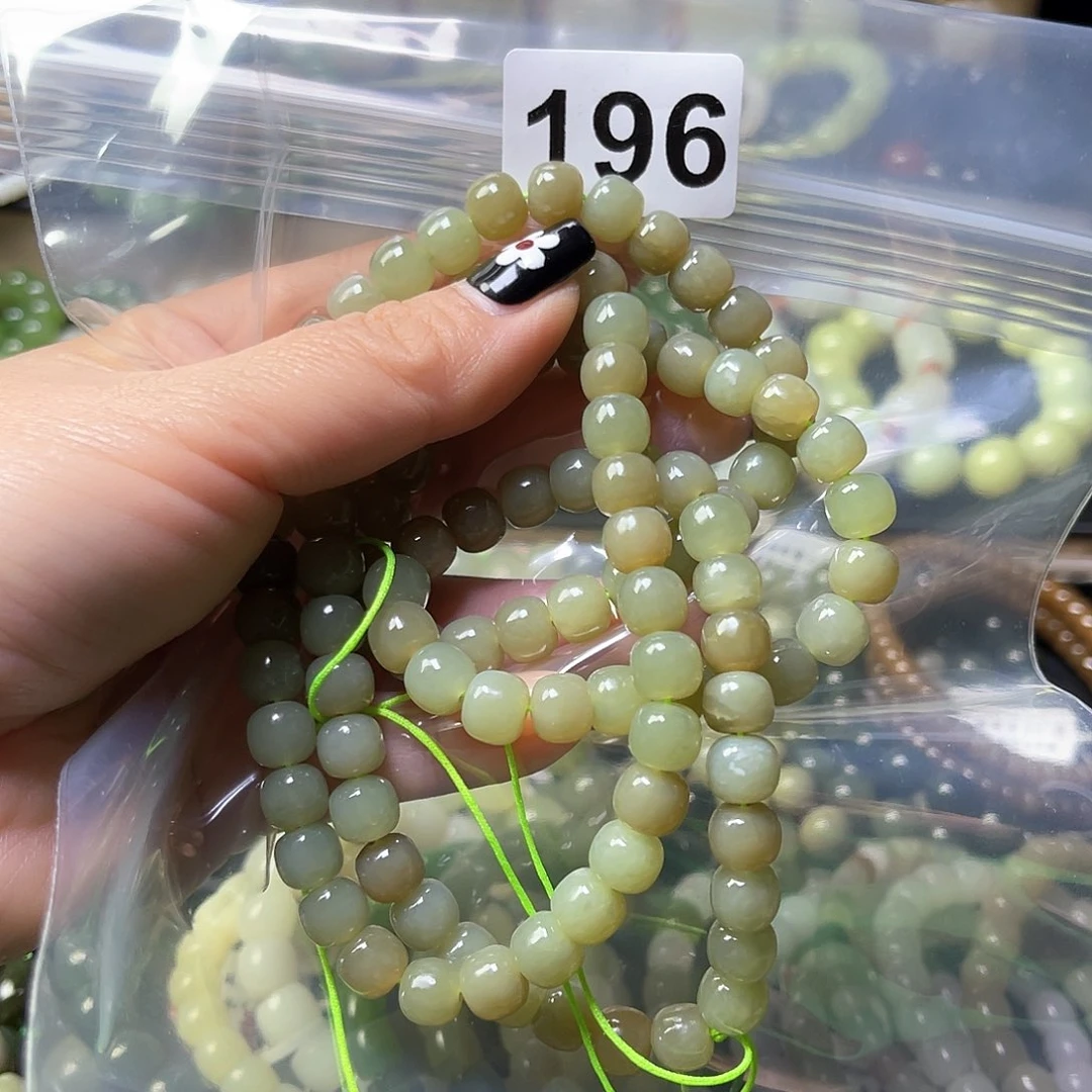 未镶嵌和田玉手链胖***子