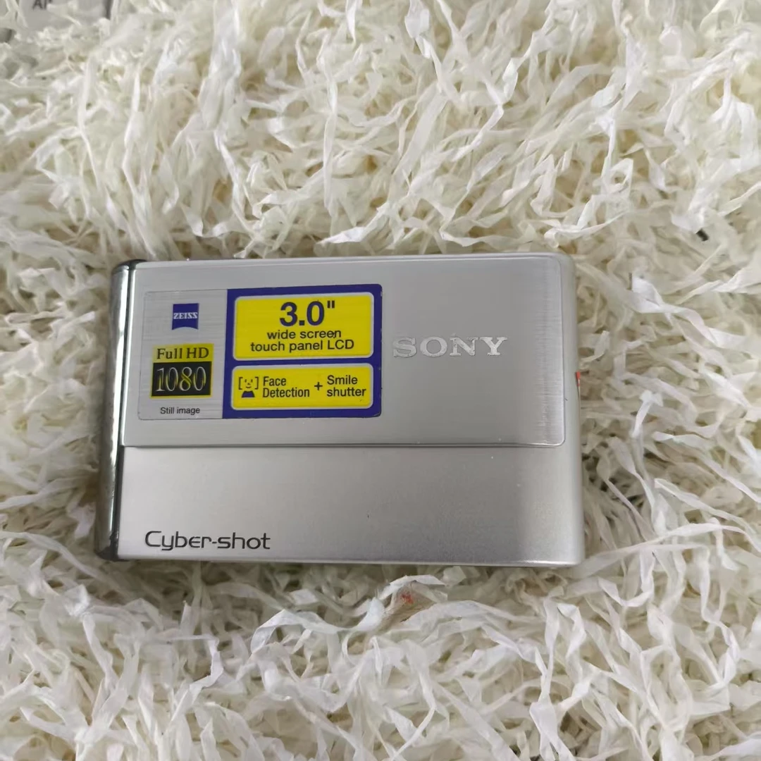 95新 Sony/索尼 索尼DSC-T70银色1010W像素3倍变焦