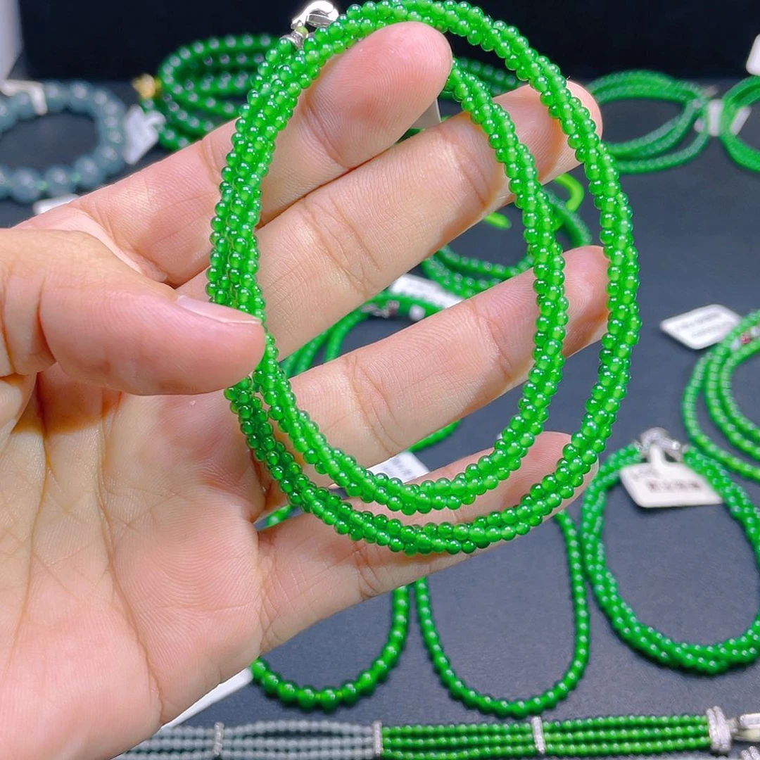 颈饰未镶嵌翡翠A货