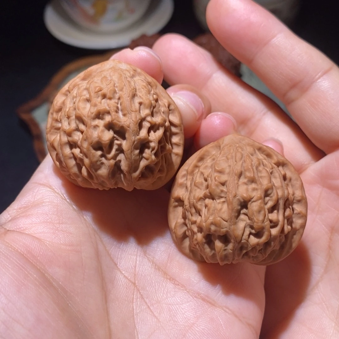 文玩核桃把件39金牛