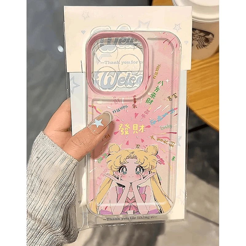 美少女发财适用于苹果15PROMAX手机壳iPhone14高级13新款12软壳xs