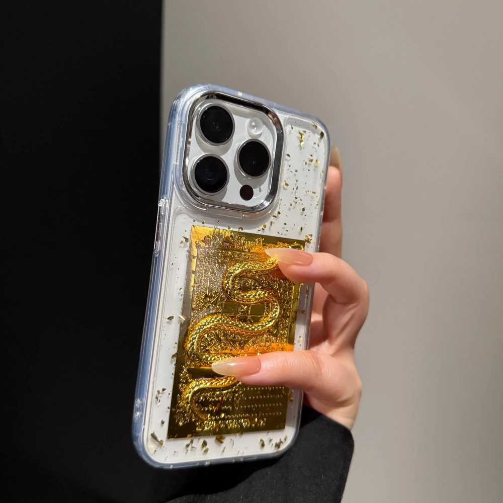 高级感滴胶蛇年适用苹果16promax手机壳轻奢iPhone15时尚14小众13