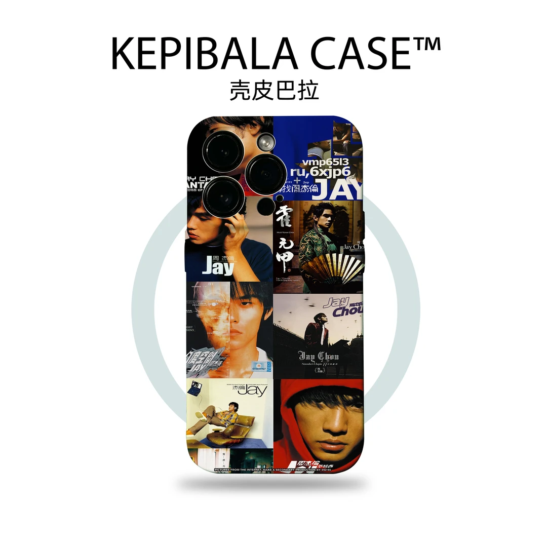 周杰伦JAY手机壳适用华为荣耀苹果16PRO红小米VIVOPPO菲林软新款