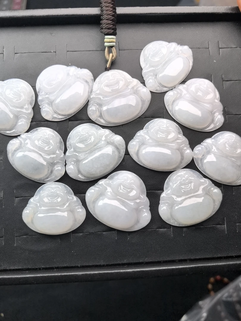 7099天然翡翠珠宝玉石佛公带绳多样性随机发一