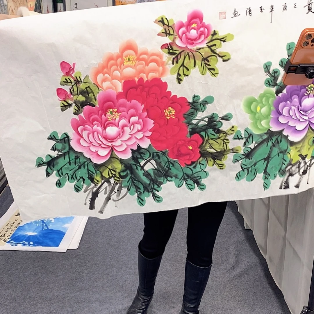 国画国画手绘作品