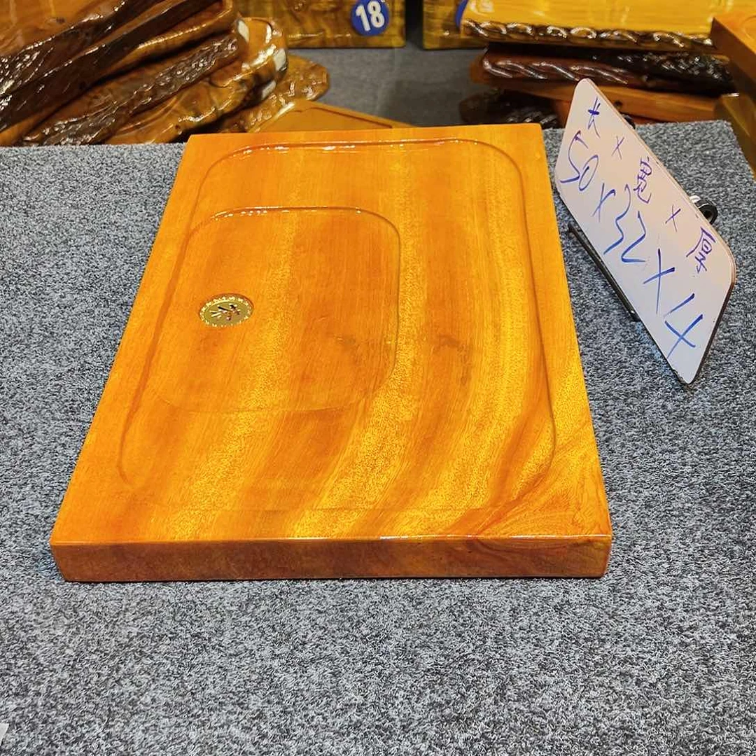 木花梨木茶盘，整板无拼接