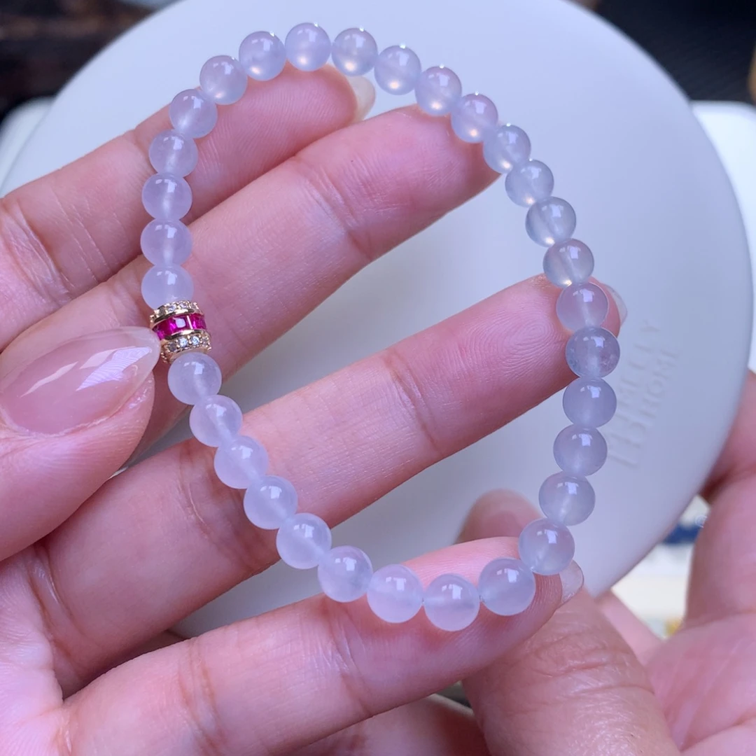 未镶嵌手链翡翠翡翠手串卡5.6