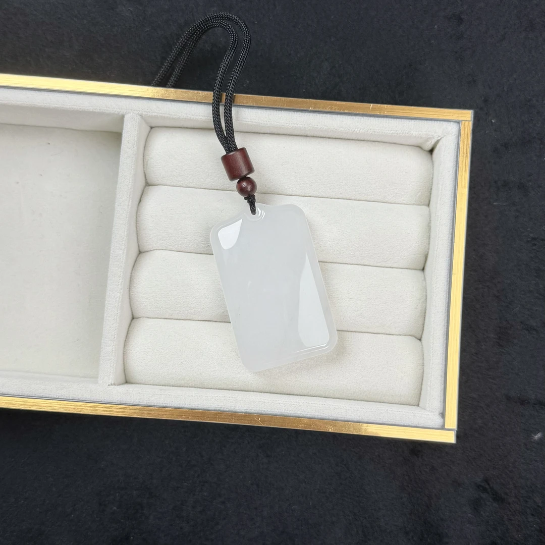 （30x50）金丝玉无事牌情侣吊坠无事牌高货配绳子