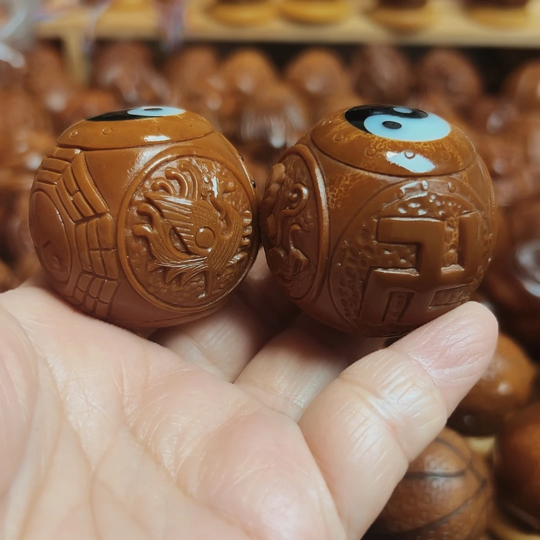 不***虹橄榄核手串/手链四象八卦一对卡41