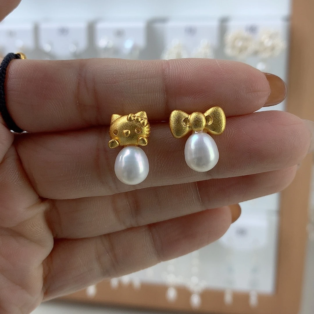 未镶嵌耳饰淡水珍珠