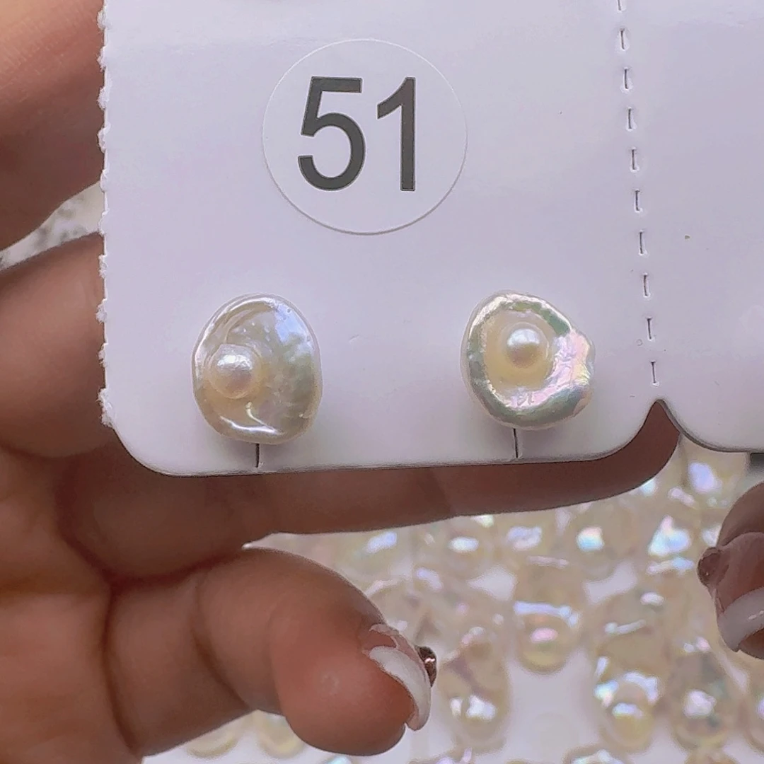 淡水珍珠银S925镶嵌戒指