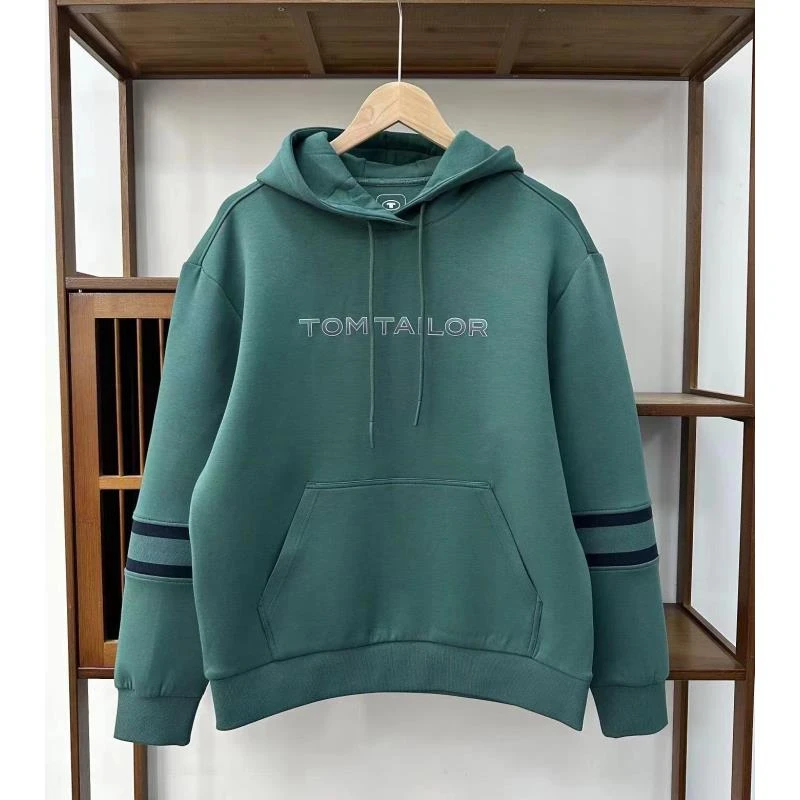 男士时尚针织长袖连帽休闲运动卫衣342T