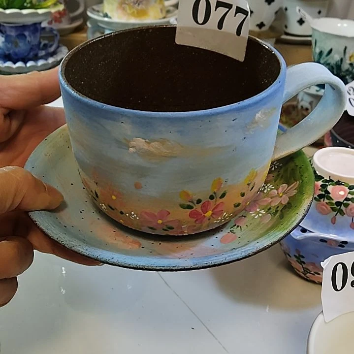 杯子瓷景德镇陶瓷釉下彩咖啡杯