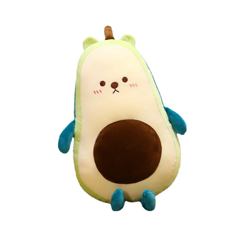 电玩具可爱睡觉毛绒玩具创意牛油果女生抱枕熊公仔大号兔新款猫咪